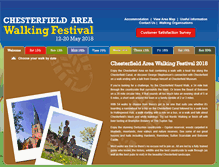 Tablet Screenshot of chesterfieldwalkingfestival.co.uk